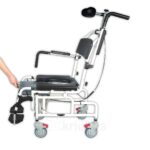 Reclining Tilting Commode Shower Wheelchair “AQUA” - Image 6