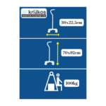 4-Leg Cane with Straight Handle - Image 2