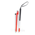 Reflective Foldable White Stick for Blind People - Image 3