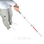 Reflective Foldable White Stick for Blind People - Image 6