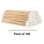 Cotton buds large tip 15cm Wood (100 pieces)